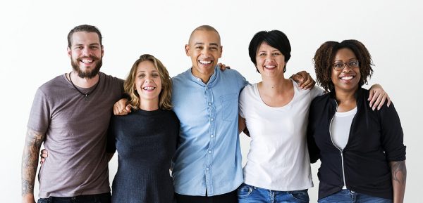 A diverse group of people who go to Ephesians Professional Counseling